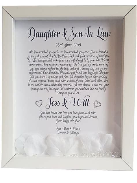 wedding present for daughter and son in law|More.